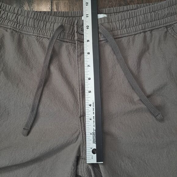 Sonoma Goods For Life Zip Pocket Pants Mens Medium Brown Drawstring 30.5”Inseam - Picture 10 of 14